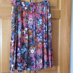 Skirt, Talbots Soft Pleat Floral Skirt, 14P